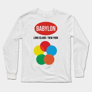 Babylon, NY  Long Island Graff Style Long Sleeve T-Shirt